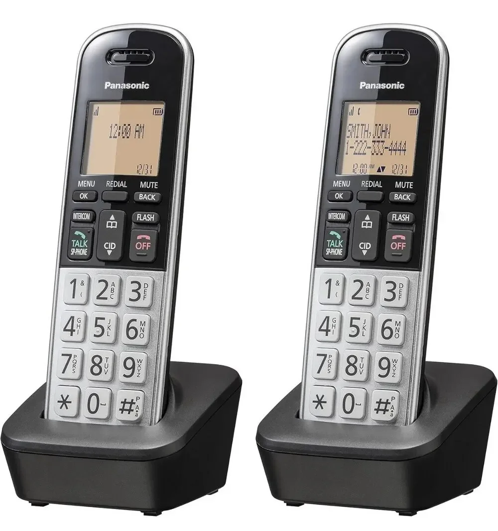 Panasonic Compact Cordless Phone with DECT 6.0, 1.6